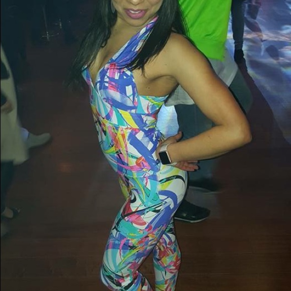 Bright Colorful Jumpsuit/unitard/catsuit